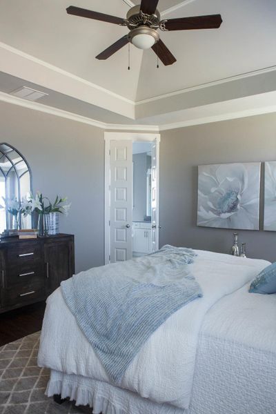 Furnished interior in a model home at White Oak in Arlington (Image 38).