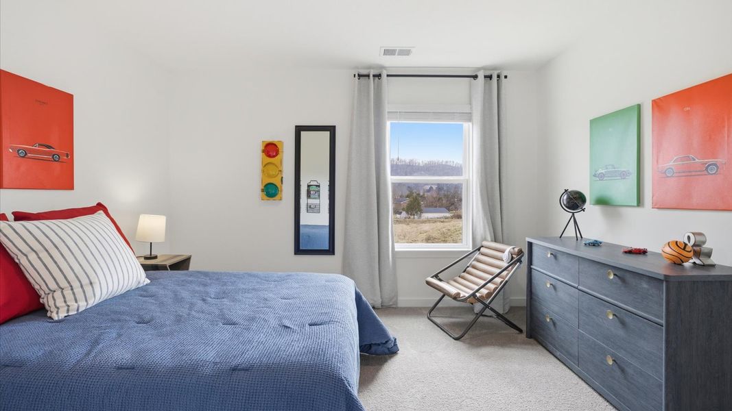 Furnished interior in a model home at Belhaven in Knoxville (Image 31).