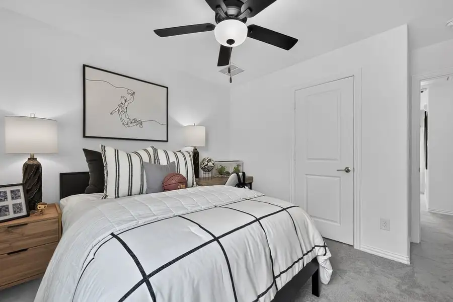 Furnished interior in a model home at Madero 50s in Haslet (Image 153). Furnished interior in a model home at Madero 50s in Haslet (Image 153).