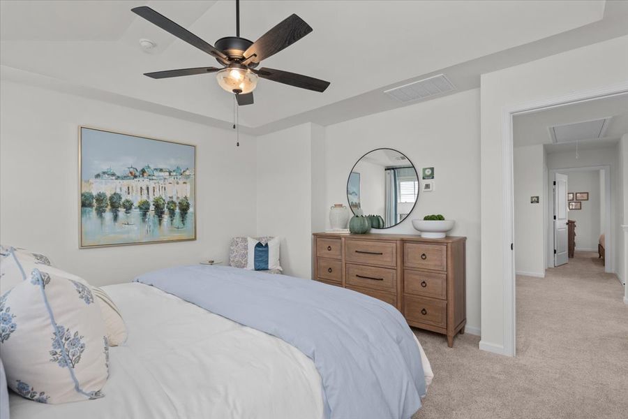 Furnished interior in a model home at Southbridge in Sumter (Image 30).