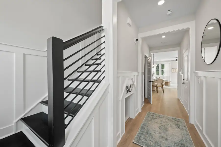 Furnished interior in a model home at Windward Townes in Goose Creek (Image 5).