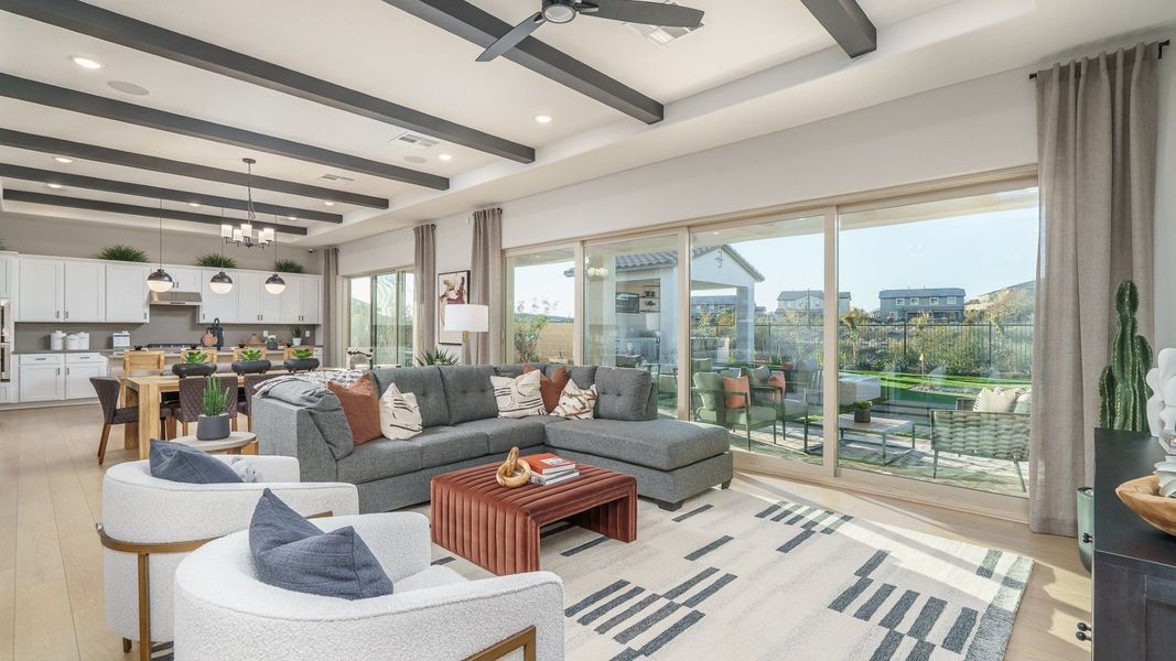 Furnished interior in a model home at The Foothills at Arroyo Norte in New River (Image 30). Furnished interior in a model home at The Foothills at Arroyo Norte in New River (Image 30).