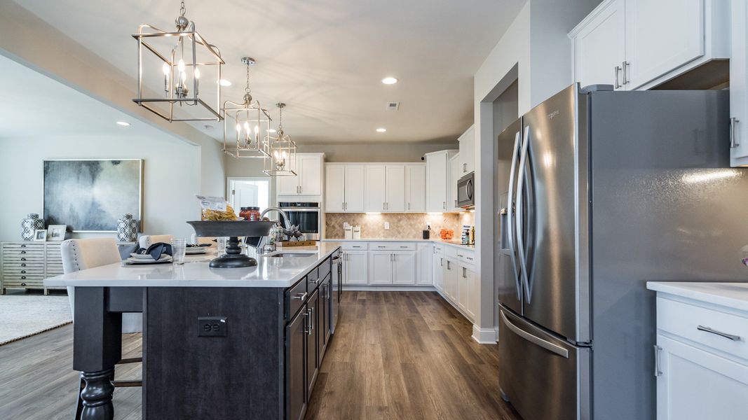 Furnished interior in a model home at Brighton Glen in Angier (Image 7). Furnished interior in a model home at Brighton Glen in Angier (Image 7).