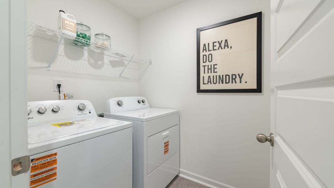 Furnished interior in a model home at Sherwood Manor in College Park (Image 18).