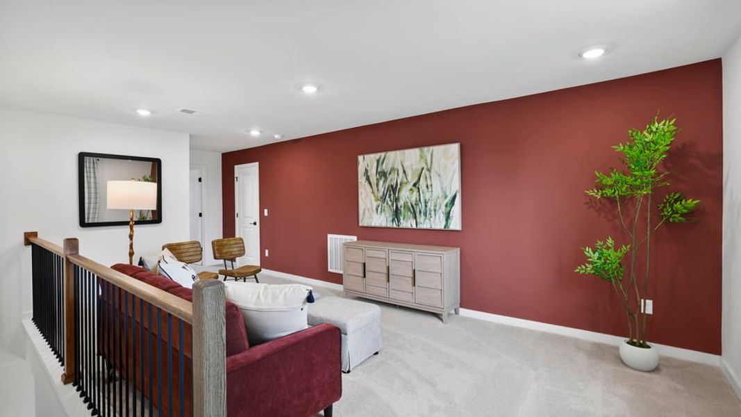 Furnished interior in a model home at Williams Ridge in Woodruff (Image 25).