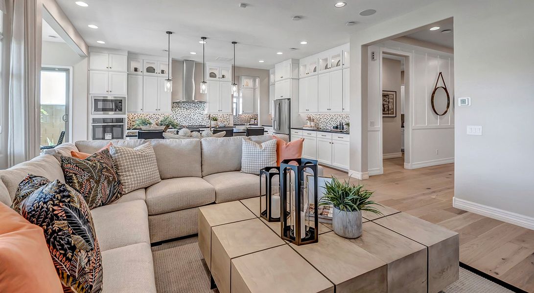 Furnished interior in a model home at Fire Sky at Alamar in Avondale (Image 33).