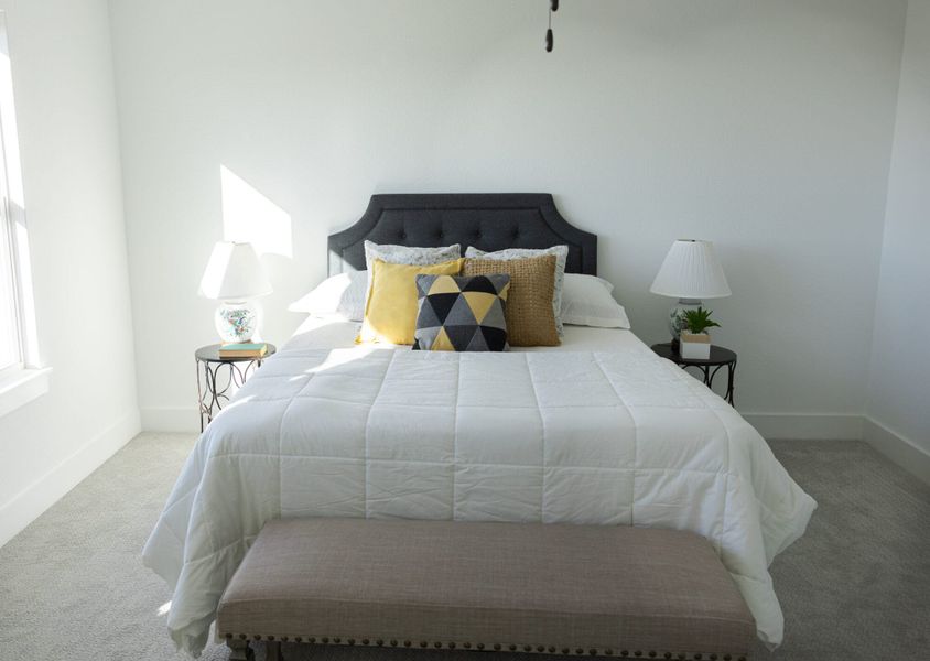 Furnished interior in a model home at Callan Village in San Antonio (Image 23).