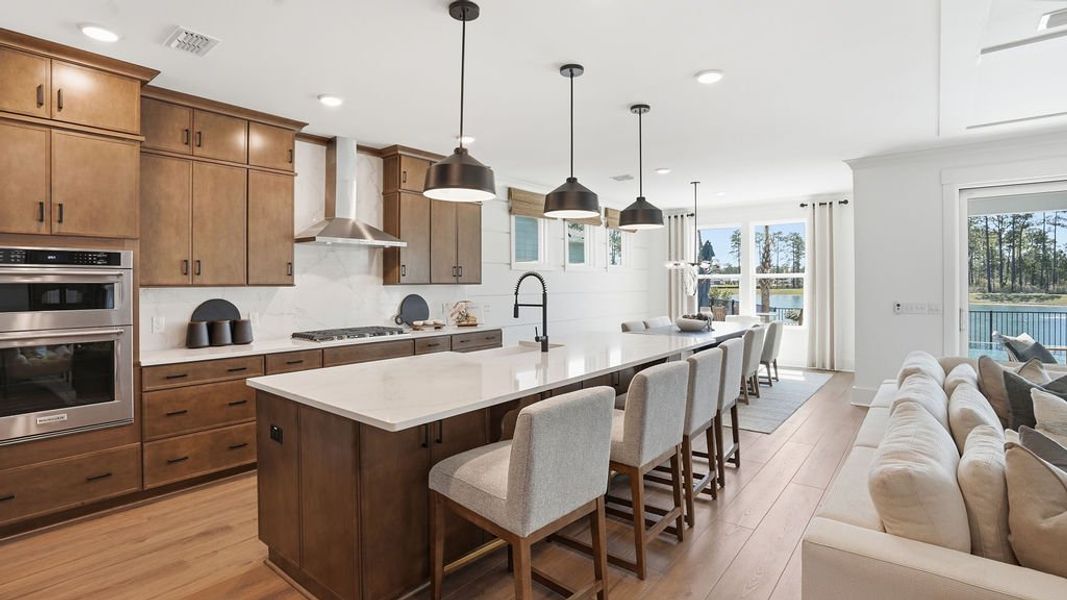 Spacious Kitchens