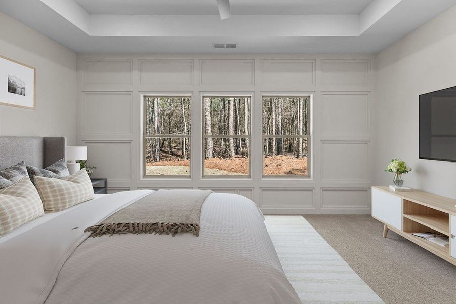 Furnished interior in a model home at Liberty Station in Bremen (Image 22).