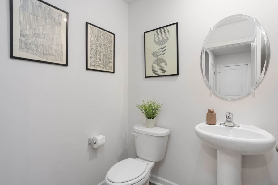 Furnished interior in a model home at Ridge Pointe in Trinity (Image 7).