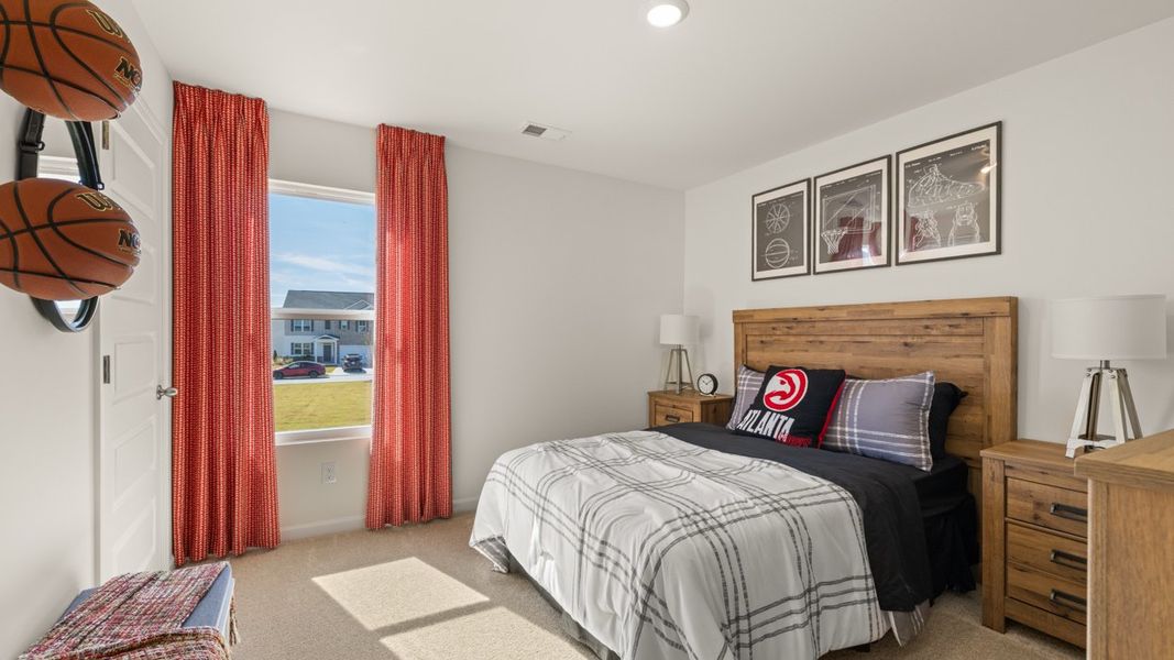 Furnished interior in a model home at Locust Grove Station - Cedar Ridge in Locust Grove (Image 33).