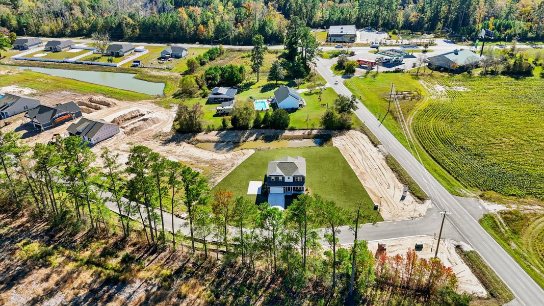 Aerial view of the Oak Grove community in Conway, SC, showing layout and nearby surroundings (Image 11).