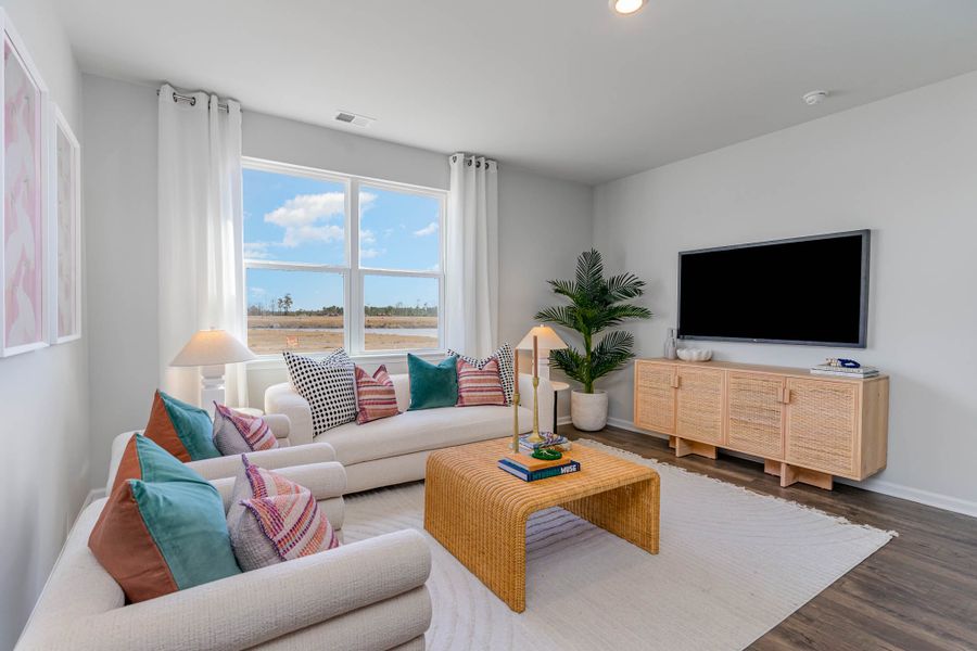 Furnished interior in a model home at Ridgefield in Conway (Image 38).