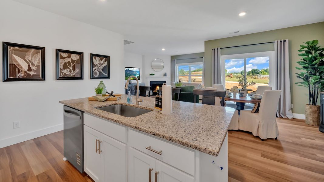 Furnished interior in a model home at Millstone Village in Morristown (Image 5).
