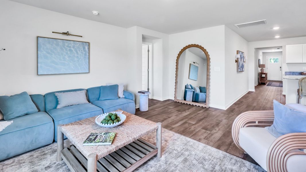 Furnished interior in a model home at Driftwood in Richlands (Image 18).