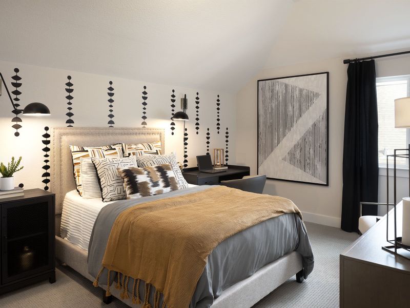 Furnished interior in a model home at Massey Oaks - Estate Series in Pearland (Image 8). Furnished interior in a model home at Massey Oaks - Estate Series in Pearland (Image 8).