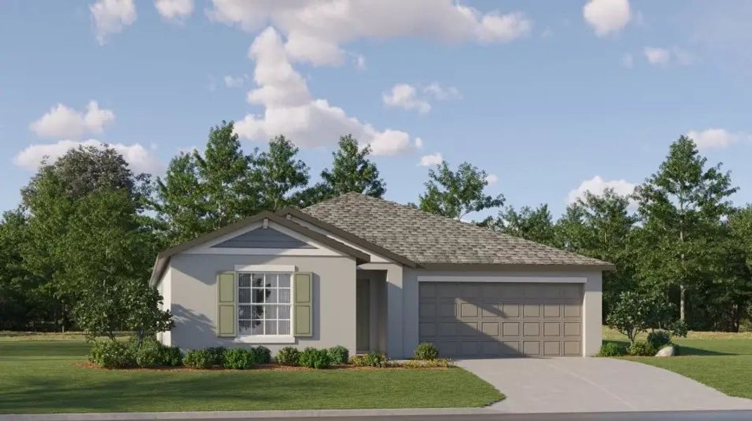 Front exterior of a home in the New Port Corners: The Estates community, located in New Port Richey, FL (Image 15).
