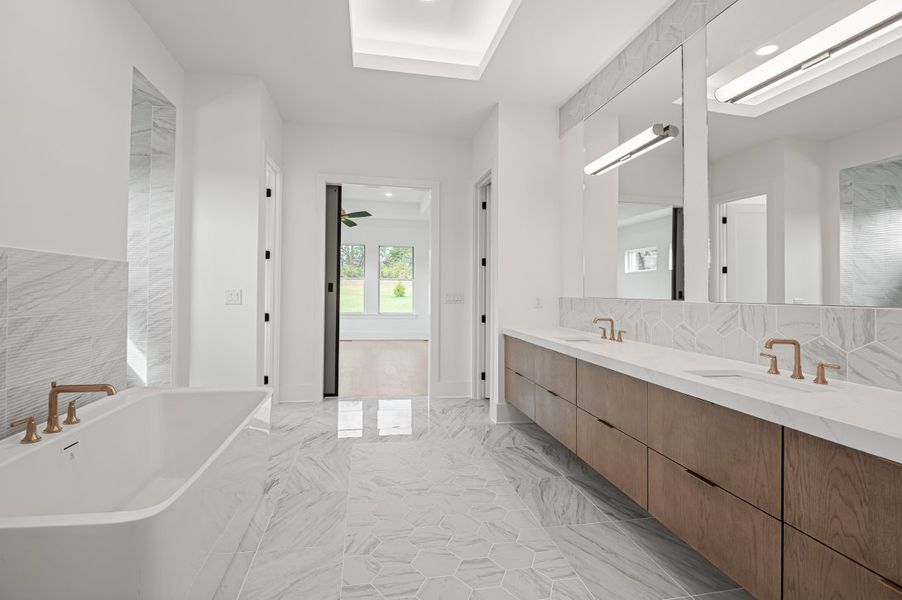 Furnished interior in a model home at Primm Farm in Brentwood (Image 23). Furnished interior in a model home at Primm Farm in Brentwood (Image 23).