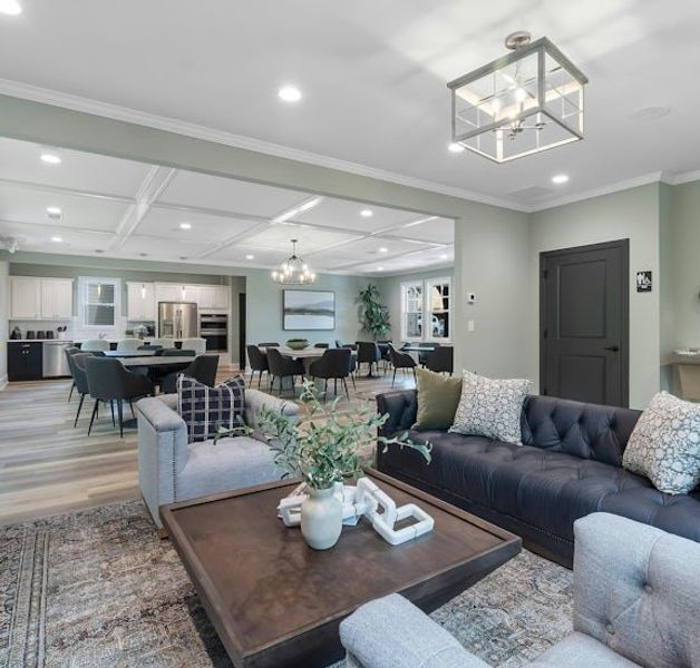 Furnished interior in a model home at Madeira in Acworth (Image 6). Furnished interior in a model home at Madeira in Acworth (Image 6).