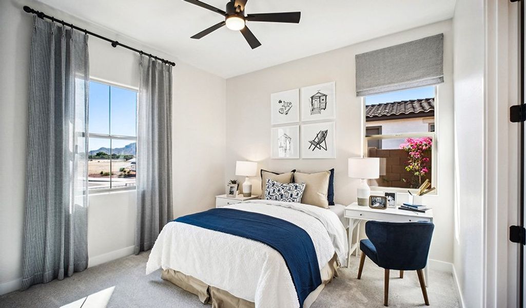 Furnished interior in a model home at Rye Manor in Parrish (Image 15).