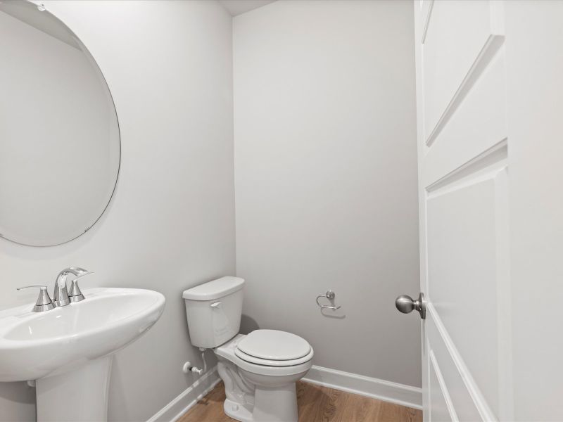 Furnished interior in a model home at Chatham Forest in Duncan (Image 10).