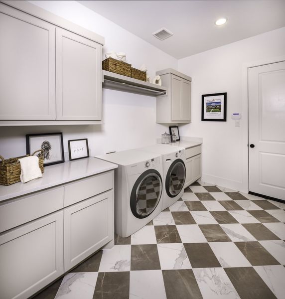 Furnished interior in a model home at Colton in Todd Mission (Image 22).