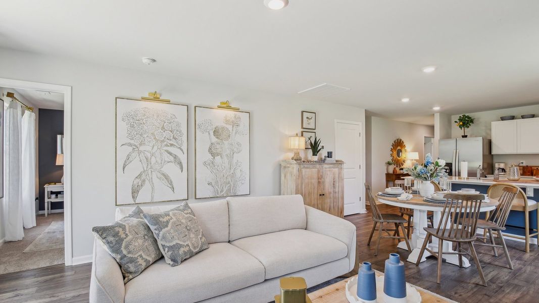 Furnished interior in a model home at Parkside Point in Portland (Image 17).