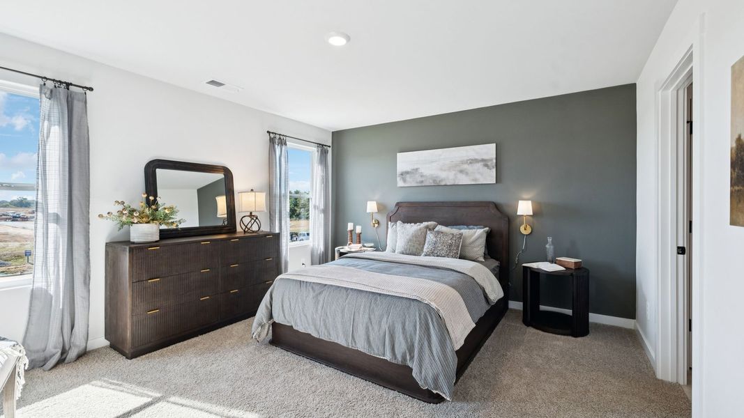 Furnished interior in a model home at Harvest Point in Spring Hill (Image 82).