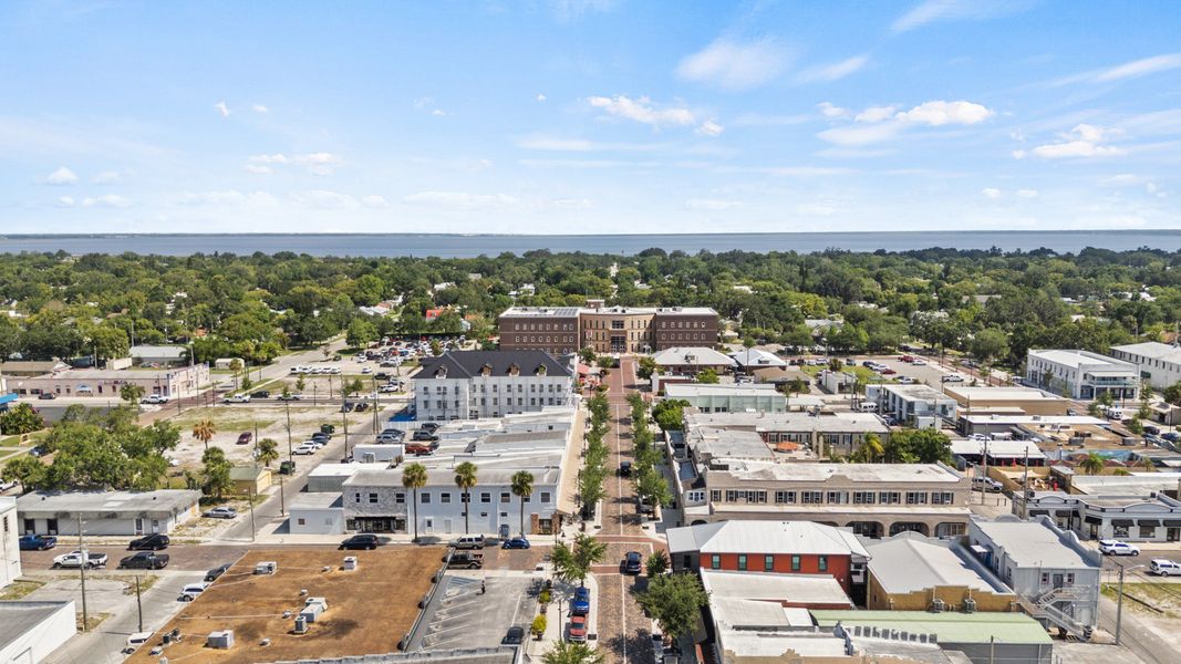 Brick-paved street to St. Cloud City Hall with shops & dining in historic downtown St. Cloud, FL near Cyrene at Harmony. Brick-paved street to St. Cloud City Hall with shops & dining in historic downtown St. Cloud, FL near Cyrene at Harmony.