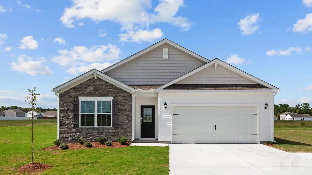 Front exterior of a home in the Dakota Creek community, located in Ayden, NC (Image 6).