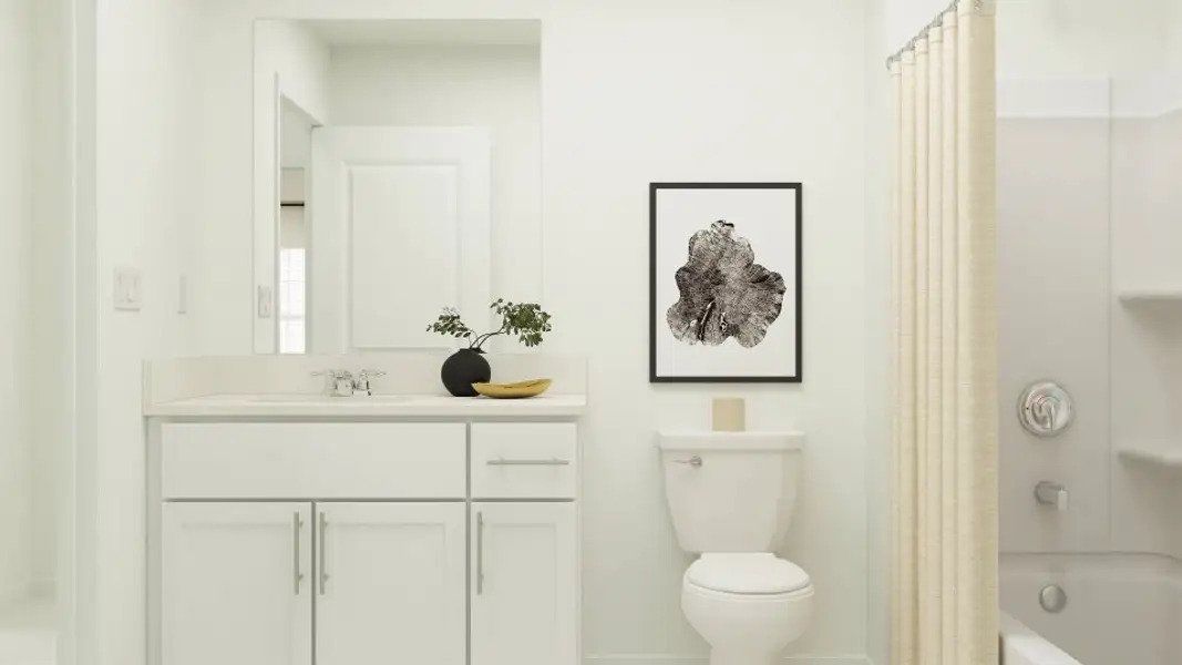 Furnished interior in a model home at Curiosity Creek: The Estates in Palmetto (Image 5).