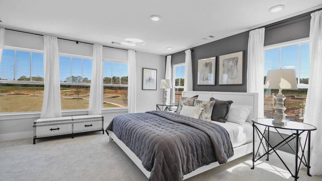 Furnished interior in a model home at Anna's Pointe in Simpsonville (Image 6). Furnished interior in a model home at Anna's Pointe in Simpsonville (Image 6).