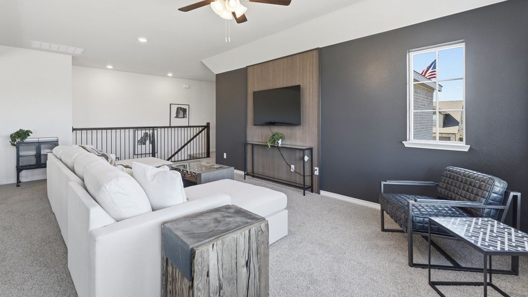 Furnished interior in a model home at Morning Ridge in Princeton (Image 42).