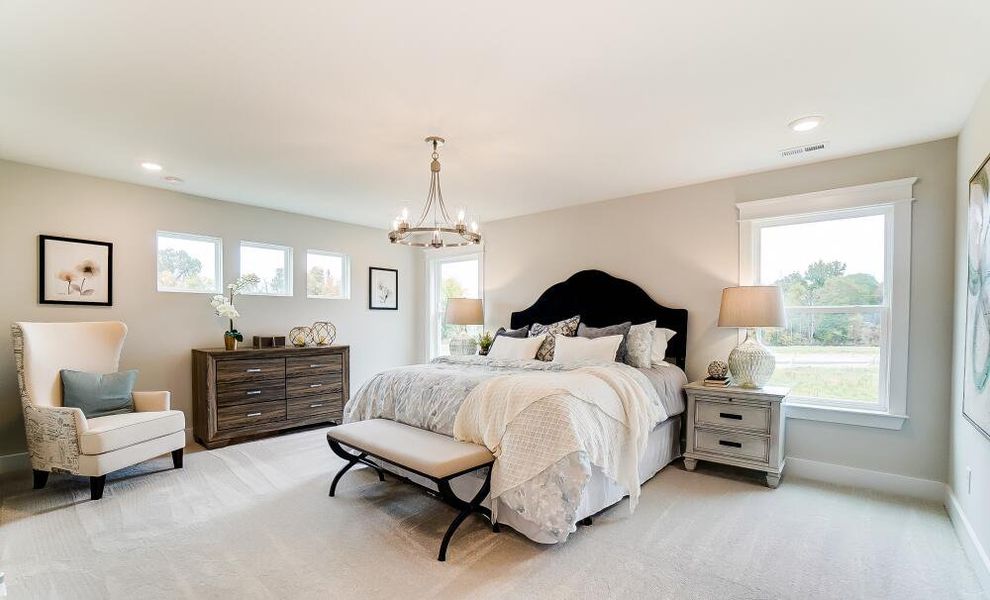 Furnished interior in a model home at Villas at Dawsonville in Dawsonville (Image 21).