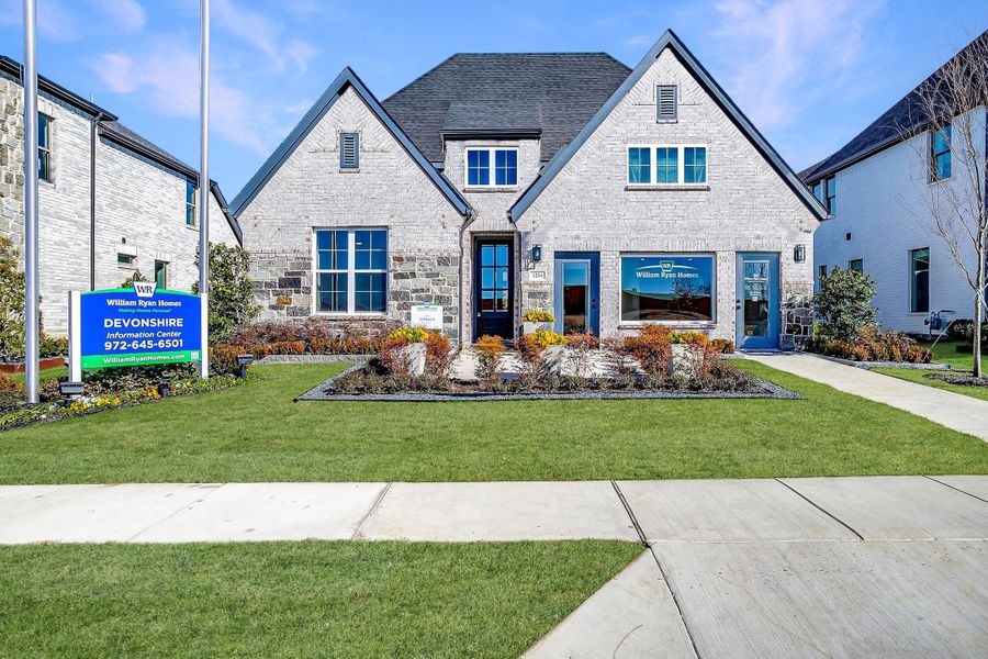 Front exterior of a home in the Devonshire community, located in Forney, TX (Image 6).