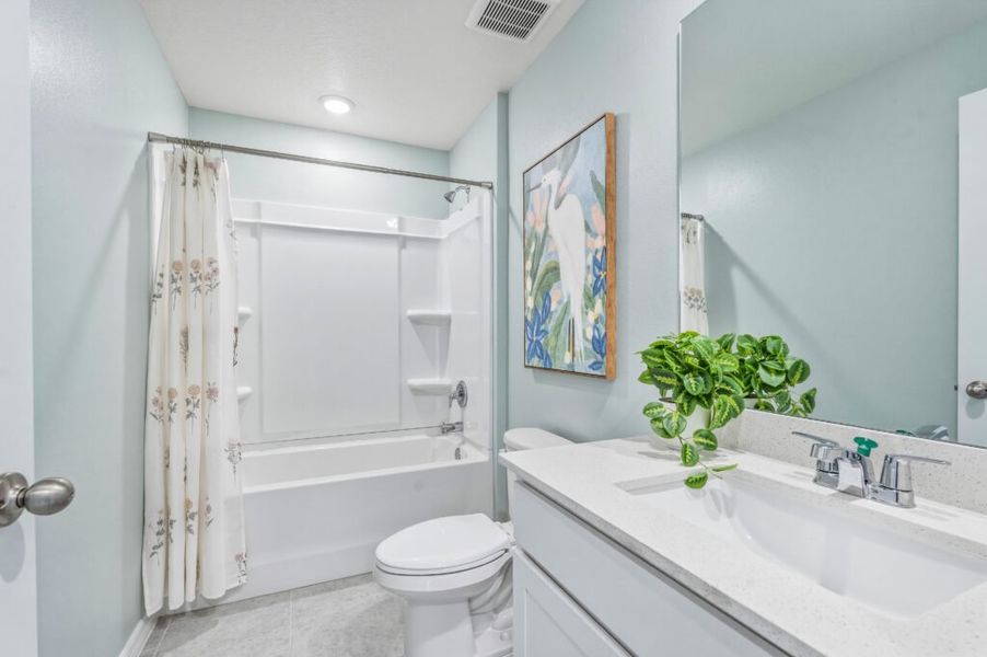 Furnished interior in a model home at Citrus Ridge in Lake Wales (Image 27).