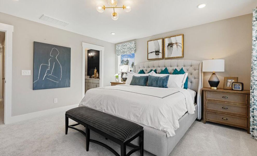 Furnished interior in a model home at Holden Village in Youngsville (Image 15).