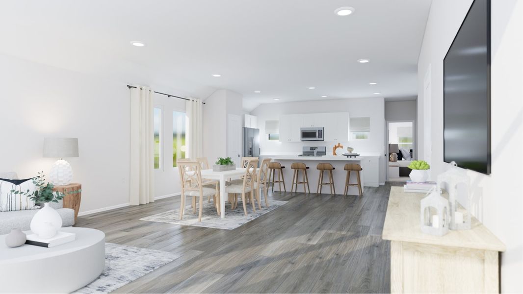 Furnished interior in a model home at Millers Pond: Classic Collection in Rosenberg (Image 8). Furnished interior in a model home at Millers Pond: Classic Collection in Rosenberg (Image 8).