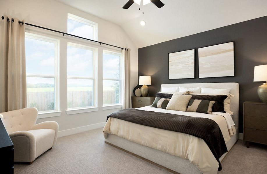 Furnished interior in a model home at Westridge in San Antonio (Image 7).