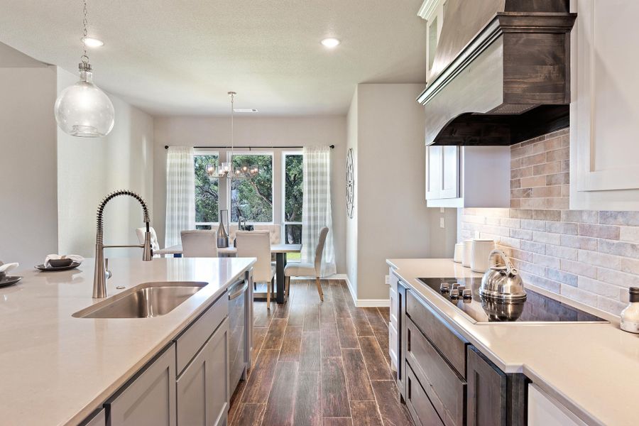 Furnished interior in a model home at Vintage Oaks in Weatherford (Image 22).