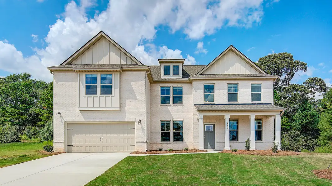 Front exterior of a home in the Adagio community, located in Dacula, GA (Image 5). Front exterior of a home in the Adagio community, located in Dacula, GA (Image 5).