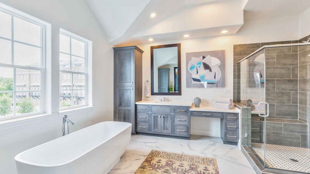 Furnished interior in a model home at Kolbe Farms in Houston (Image 8). Furnished interior in a model home at Kolbe Farms in Houston (Image 8).