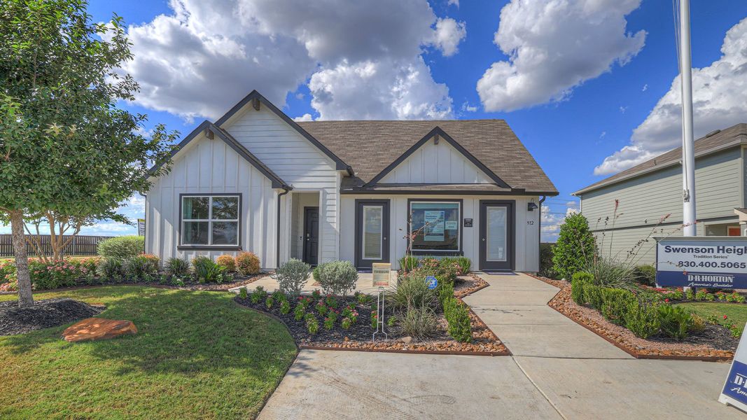 Front exterior of a home in the Swenson Heights community, located in Seguin, TX (Image 3). Front exterior of a home in the Swenson Heights community, located in Seguin, TX (Image 3).
