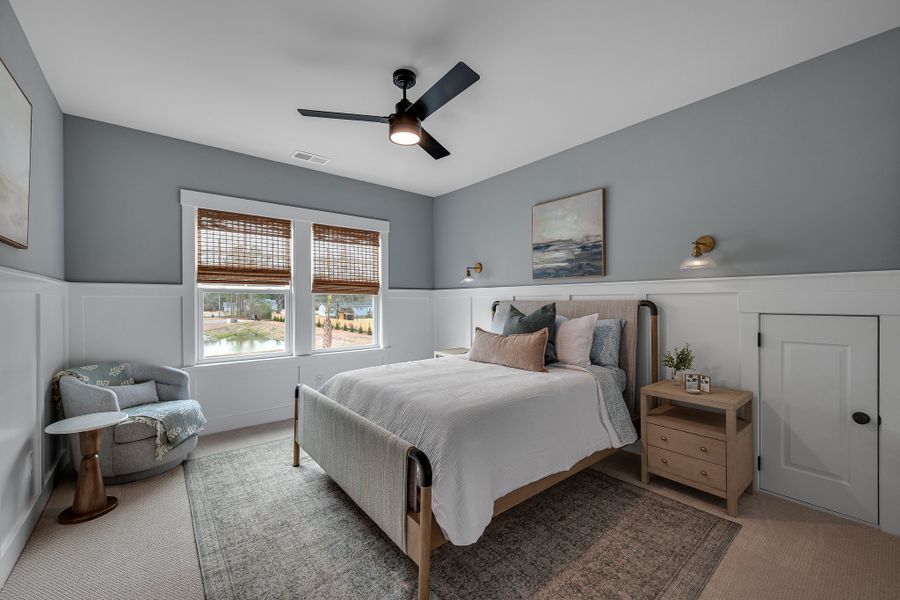 Furnished interior in a model home at Creek Pointe in Moncks Corner (Image 26).
