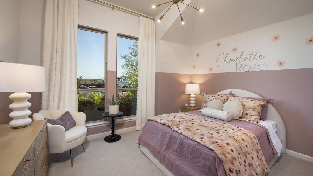 Furnished interior in a model home at Haby Hill 50' in San Antonio (Image 12). Furnished interior in a model home at Haby Hill 50' in San Antonio (Image 12).