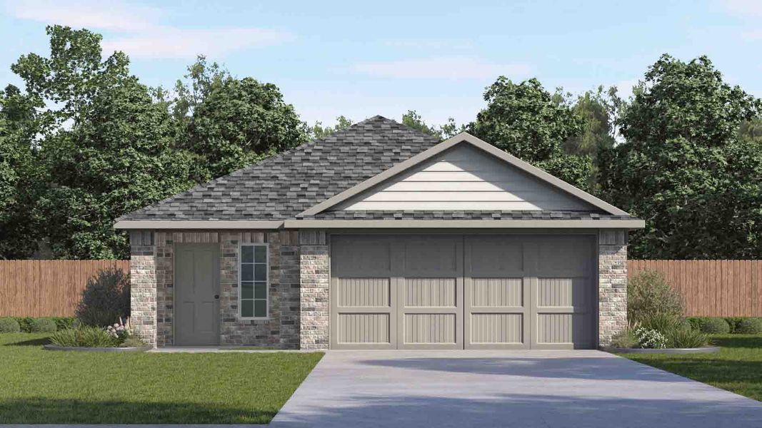 Front exterior of a home in the Allison Park community, located in Houston, TX (Image 10).