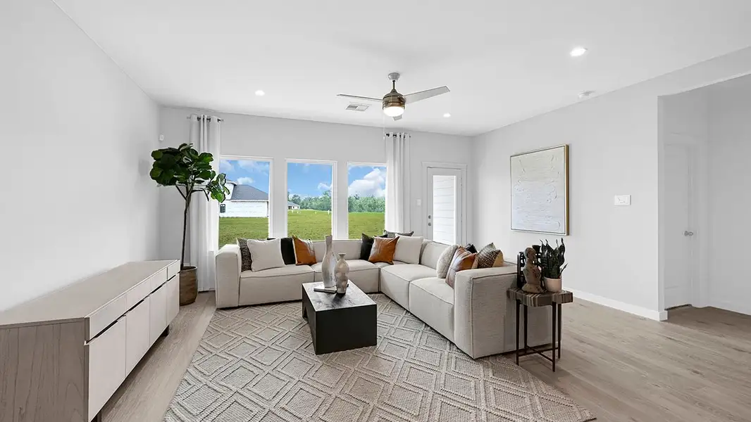 Furnished interior in a model home at Sorrento in Richmond (Image 35).
