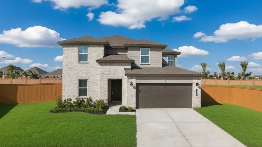 Front exterior of a home in the Magnolia Trails community, located in Alvin, TX (Image 6).