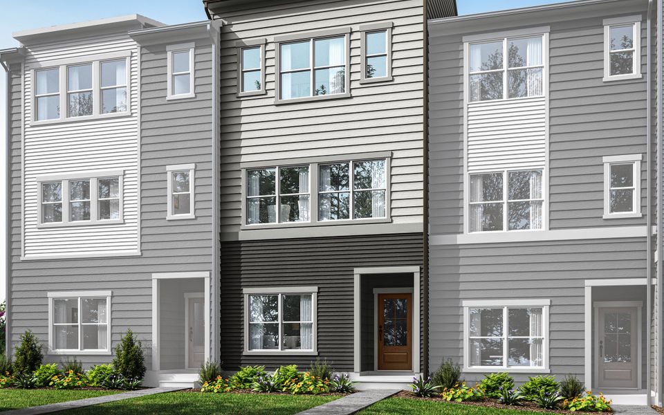 Front exterior of a home in the Context at Oakhurst community, located in Charlotte, NC (Image 10).