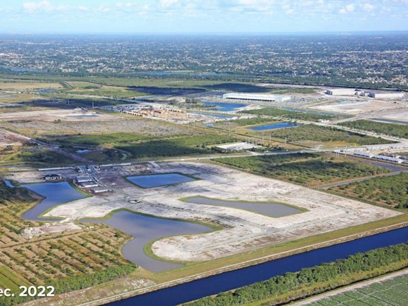 Site preparation and early development at BELTERRA in Port St. Lucie, FL (Image 111).